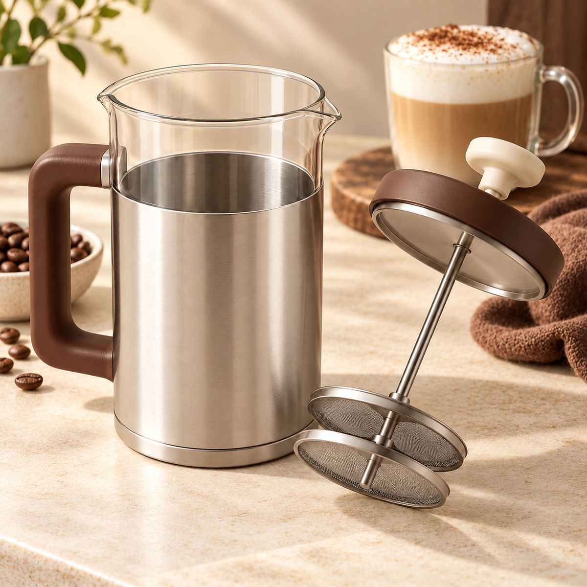 Homelvio Press & Foam Manual Frother