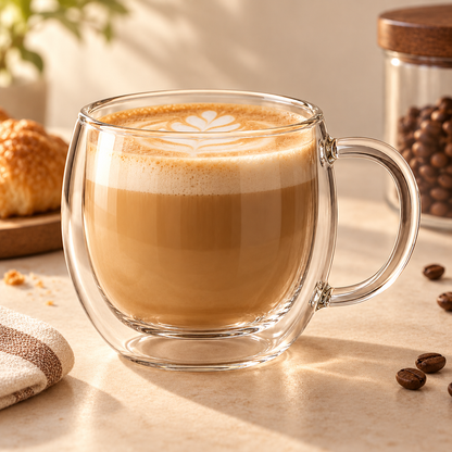 Homelvio Slow Morning Double-Wall Cup