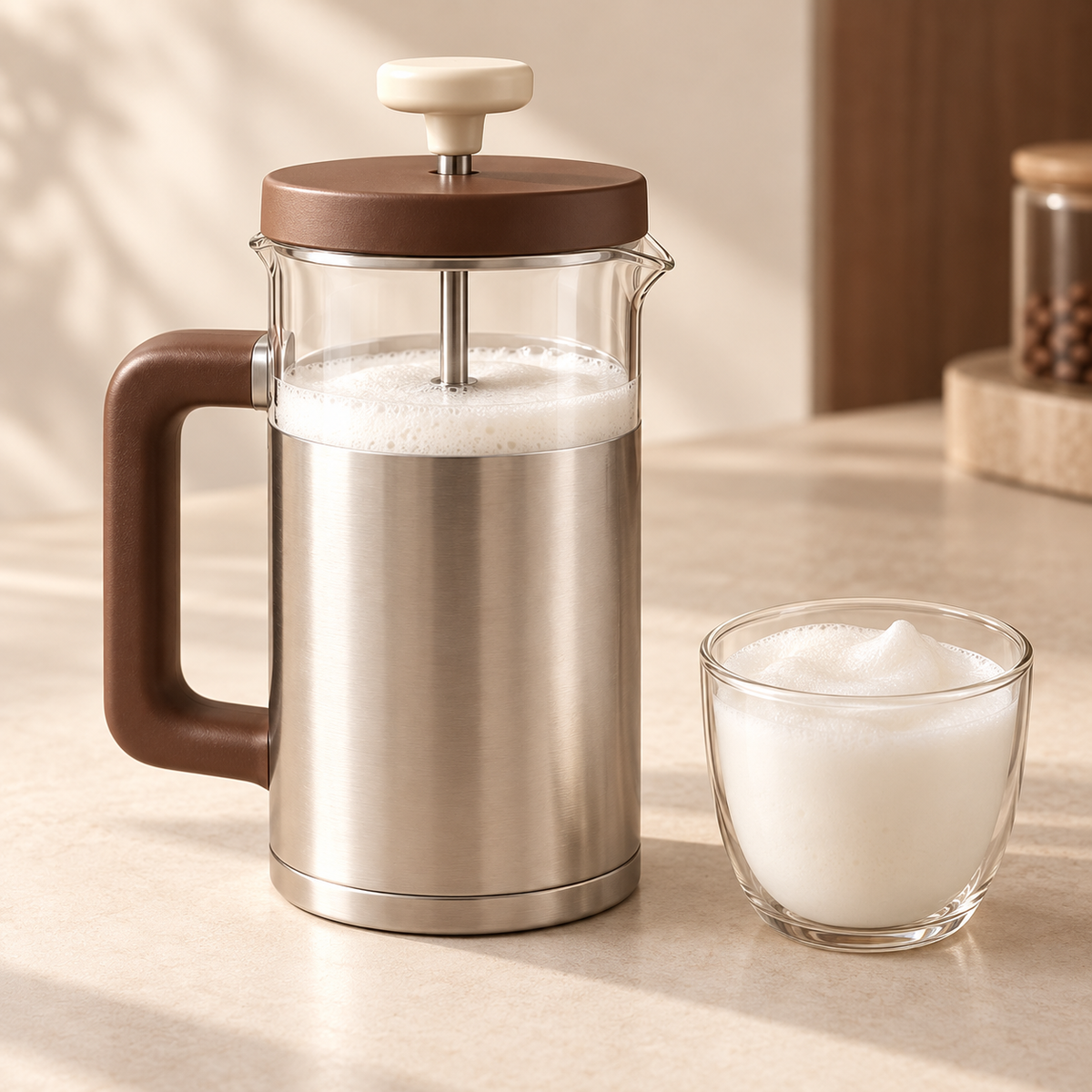 Homelvio Press & Foam Manual Frother