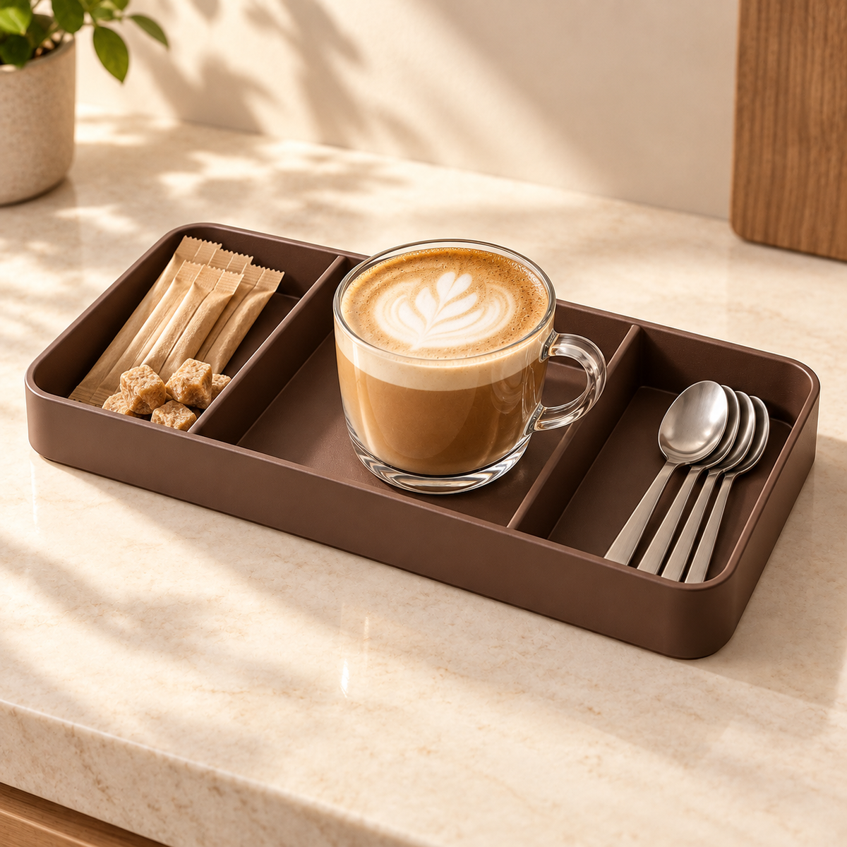 Homelvio Coffee Corner Organizer Tray
