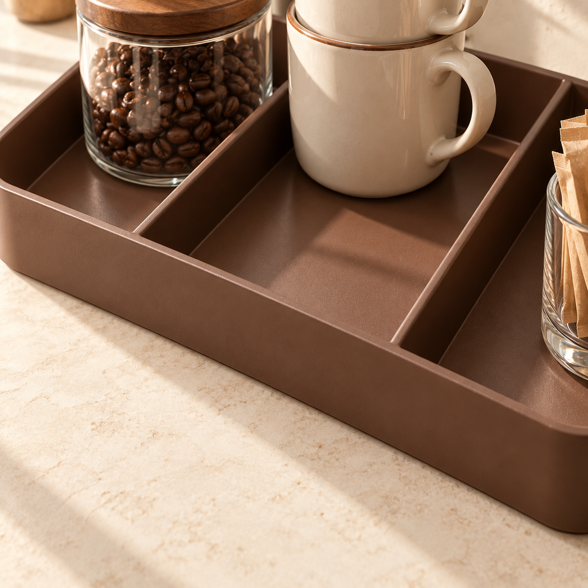 Homelvio Coffee Corner Organizer Tray